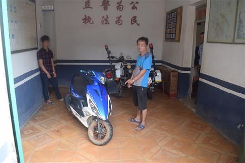 岑溪抓获两名盗窃摩托车嫌疑人